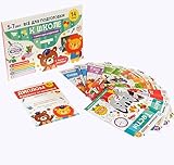 14 piezas de terapia del habla libros educativos rusos preparativos para la escuela - Aprende letras del alfabeto ruso, números, matemáticas rusas - Aprendizaje del idioma ruso