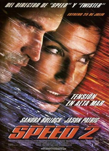 Speed 2 Póster de la película del control de crucero (27.6 x 40.2 in) (1997) español (Richard Speight Jr.)(Joe Morton) (Enrique Murciano) (Sandra