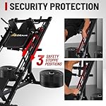 Mdeam Leg Press Hack Squat Machine,Leg Press Machine with Linear Bearing 45-Degree Hack Squat Machine for Gym Home Lower Body Strength Training for Quads, Hamstring, Glutes, Calves - Image 4