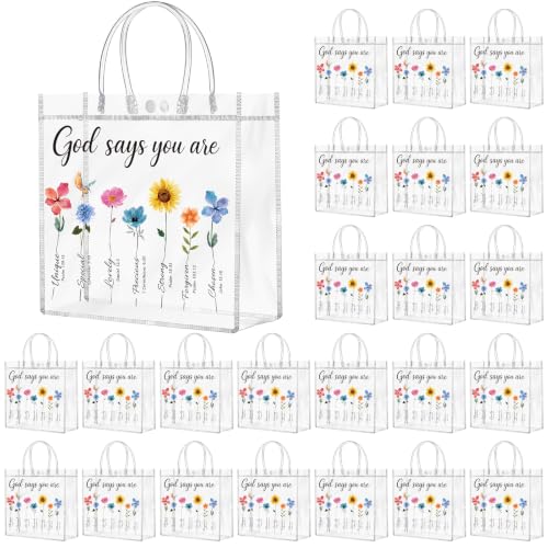 Kosiz 24 Pcs Christian Gifts Bags for Women Religious,God