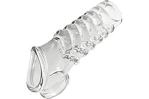 Silikon Pembesaran Penis Lengan Cincin Ayam Penis Kunci Sperma Produk Seks Menunda...