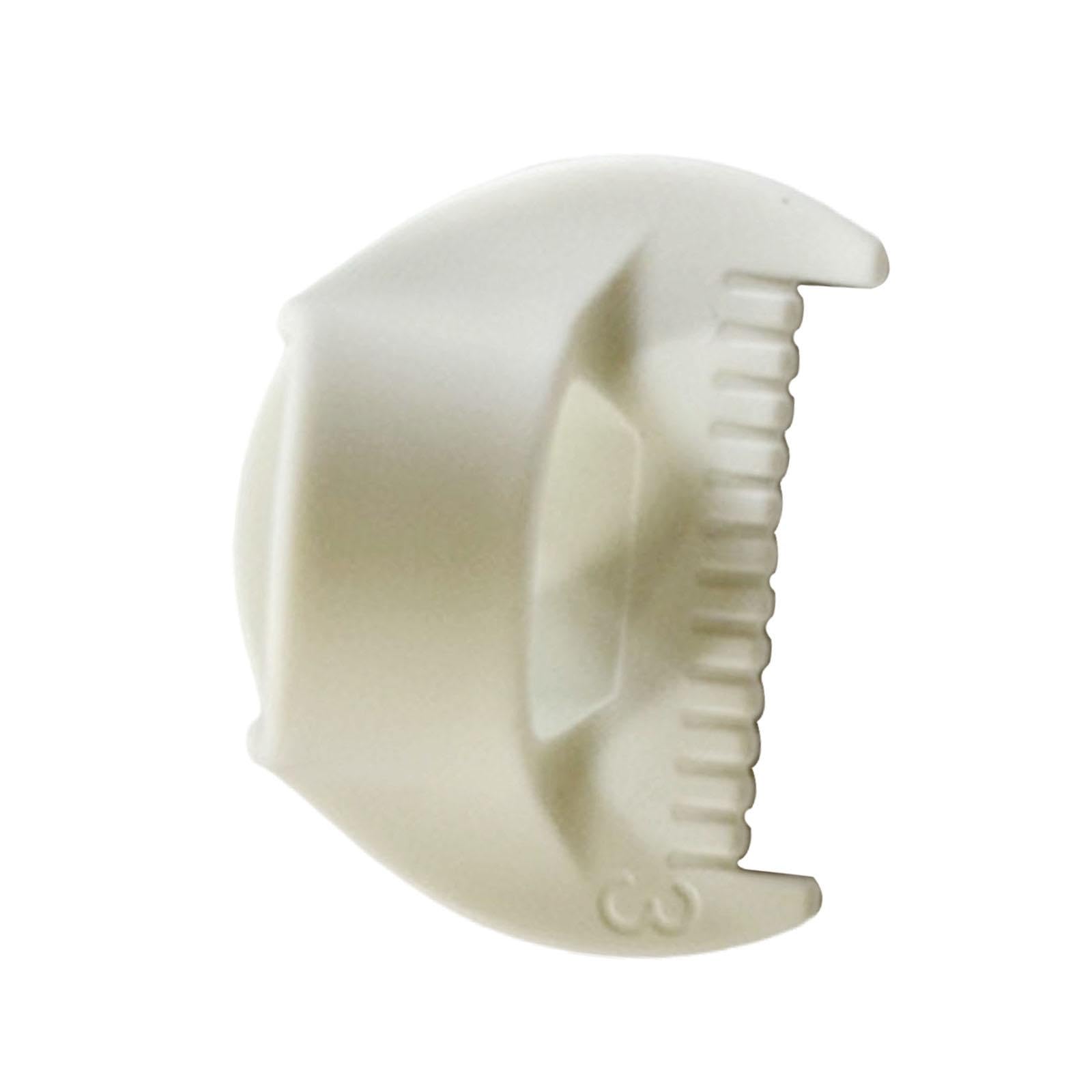 Fancyes Edge Stitch Lock Sewing Gauge for Straight Stitch Sewing Template Versatile Beginner Friendly DIY Seam Guide Quilting Ruler, 3mm White