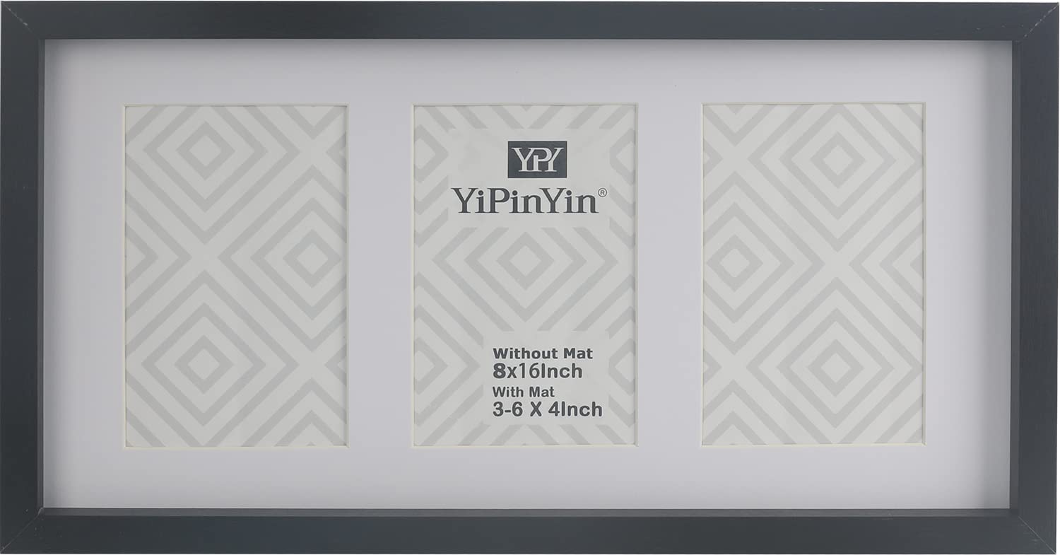 3-6x4'‘ Black Multi Photo Frames,College Photo Frames 3-4x6’' Family Picture Frames,College Photo Frame Multi Photo 4x6''Frames,Suitable for Wall Hanging