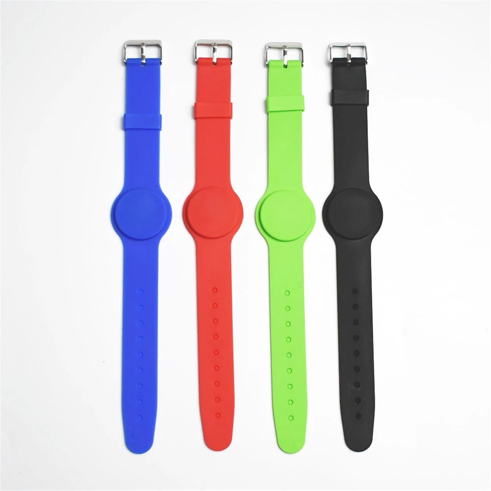 10pcs/Lot 125Khz RFID EM4305 T5577 Waterproof Proximity Rewritable Smart Adjustable Wristband Bracelet ID Card(Yellow)
