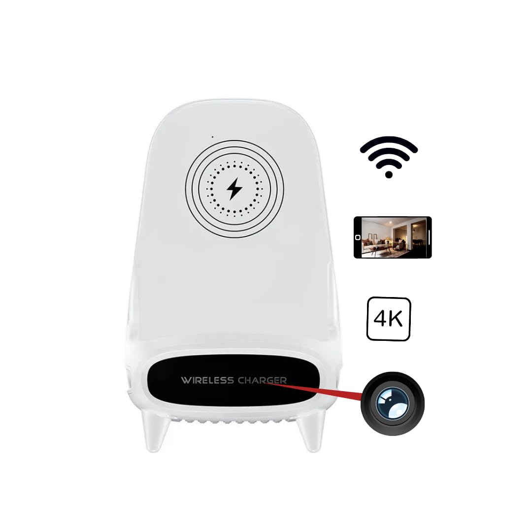 Générique Bezprzewodowa stacja ładująca kamera szpiegowska Ultra HD 4K WiFi