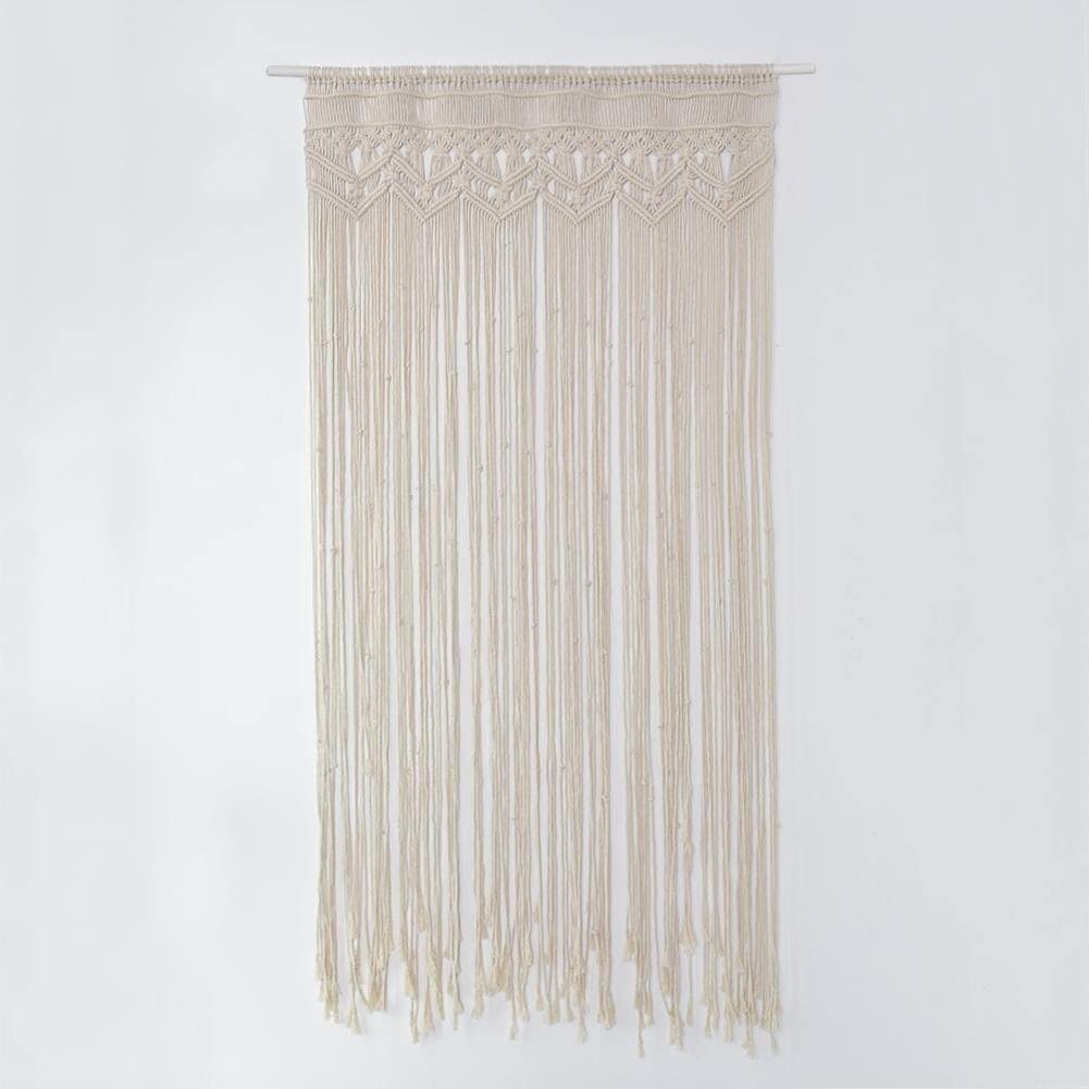 Tenda a Fili in Cotone intessuto a Mano, per Porte, Matrimonio, Decorazione Sfondo, Decorazione per Porta