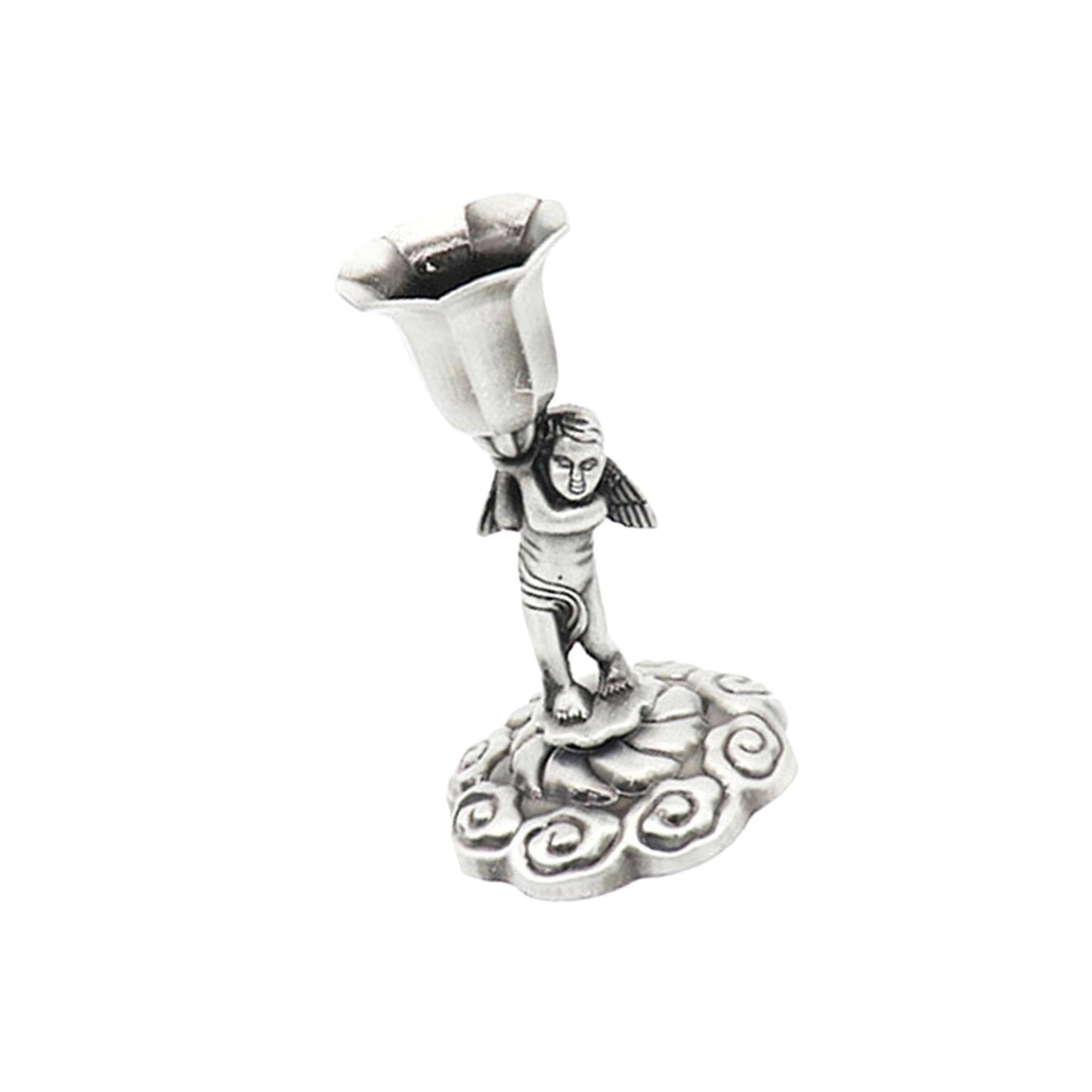 Zambuph Stylish Catholic Candelabra Metal Candle Holder for Sophisticated Dinner Setting Table Romantic, Single, Medium