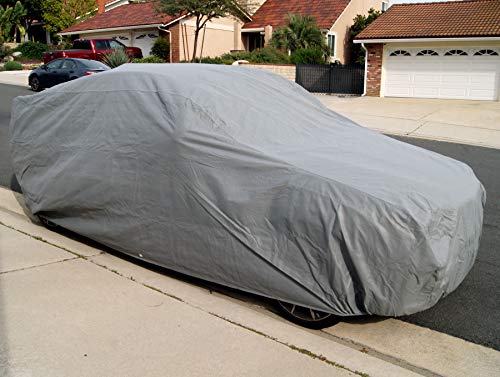 Image of Car Cover Waterproof All Weather | 7-Layer Car Covers for Automobiles & Car Snow Cover | Full Exterior Rain Cover | SUV Sedan. Size 189.8 inch x 76.8 inch