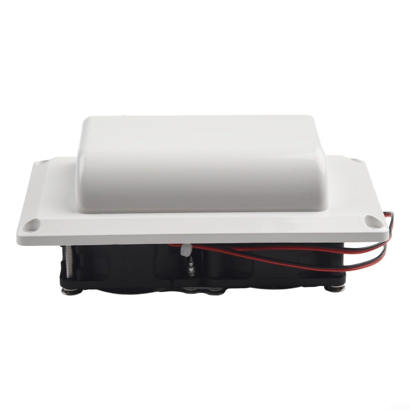 Ventola di scarico laterale 12V 6W per camper roulotte barche silenziosa plastica bianco
