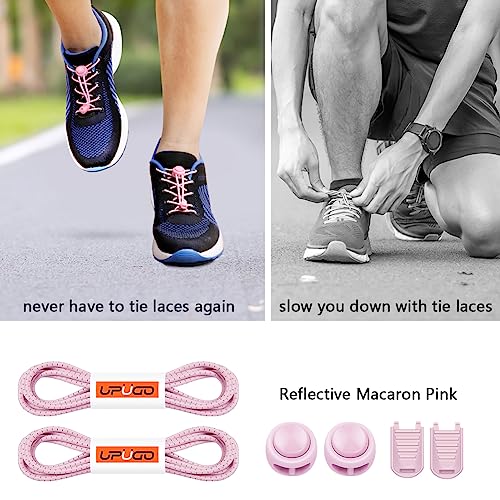 Image of UpUGo Elastic Shoe Laces, No Tie Shoe Laces Tieless for Kids, Adults, Elderly, One Size Fit All