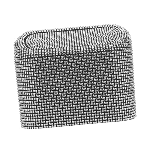 Poubelle suspendue voiture strass anti-odeur mini corbeille compacte multifonction