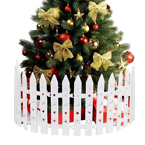 16Pcs Weihnachtsbaum Zäune Weiß Mini Kunststoff Lattenzaun für Haus Garten Weihnachten Weihnachtsbaum Hochzeit Party Dekoration 11 * 29.5cm/4.3 x 12 In 16Pcs Weihnachtsbaum Zäune Weiß Mini Kunststoff Lattenzaun für Haus Garten Weihnachten Weihnachtsbaum Hochzeit Party Dekoration 11 * 29.5cm/4.3 x 12 In