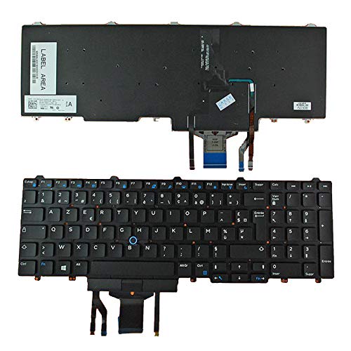 Clavier de rechange Dell E5570 E5580 0fp37y pour réparer votre ordinateur portable