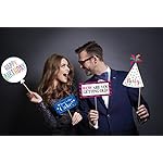 Funny Birthday Photo Booth Props - 47 Pieces - 21st - 30th - 40th - 50th - 60th - 70th - 80th - 90th - Birthday Party Supplies, Decorations and Favors Multi Color - Image 2