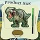 WERNNSAI Dinosaurier Pinata – Dino Geburtstag Pinata Deko Junge Kinder Tyrannosaurus Rex Piñata mit Augenbinde Stab Dinosaurier Geburtstagsparty Dekoration Lustige Kindergeburtstag Karneval Spiele