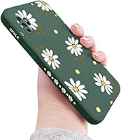 Vista 10 de Funda para Galaxy Note 10 Plus, diseño de margaritas, protección de lente de cámara, a prueba de golpes, TPU parachoques de silicona líquida, fundas