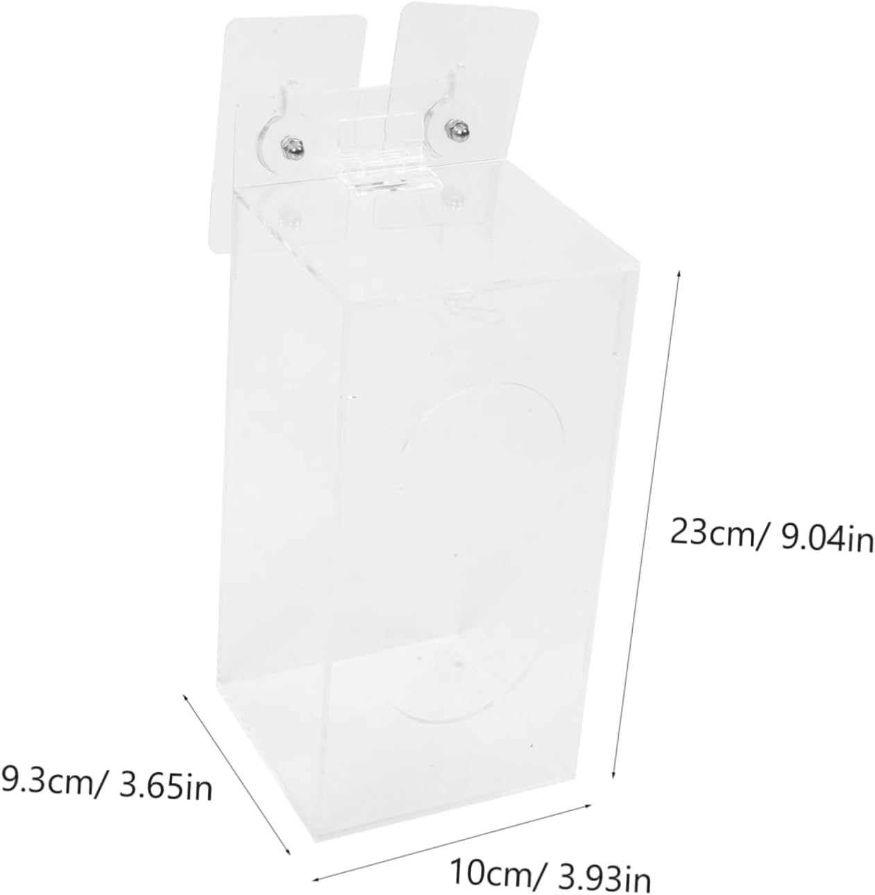 Angoily Pcs Wall Mount Gloves Dispenser Multi-Functional Mask Organizer Sturdy Acrylic Easy Clean Space-Saving