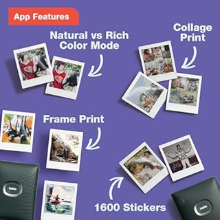 Fujifilm INSTAX Square Link Smartphone Printer - Midnight Green