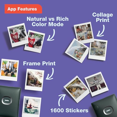 Fujifilm INSTAX Square Link Smartphone Printer - Ash White by Fujifilm - Image 4