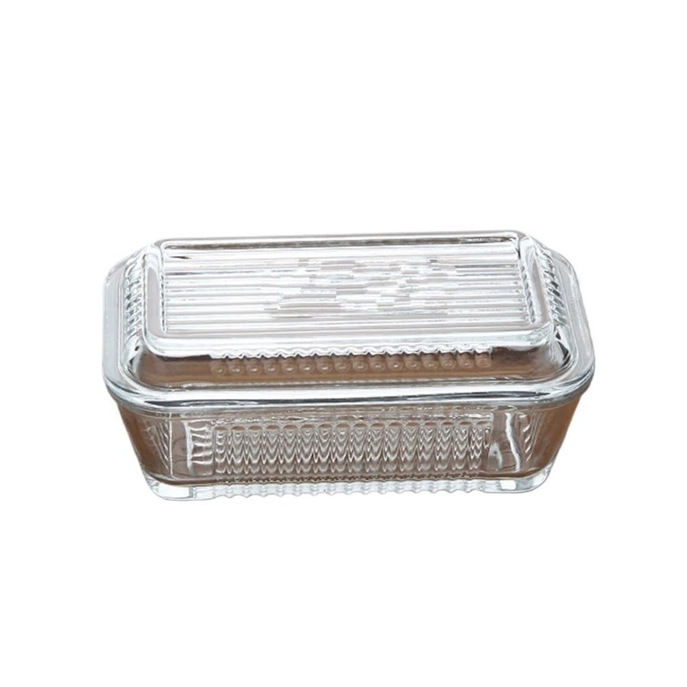 ZYYANSHOP Butter Dish Butter Dish with Lid Clear Glass Multi-purpose Storage Container for the Kitchen