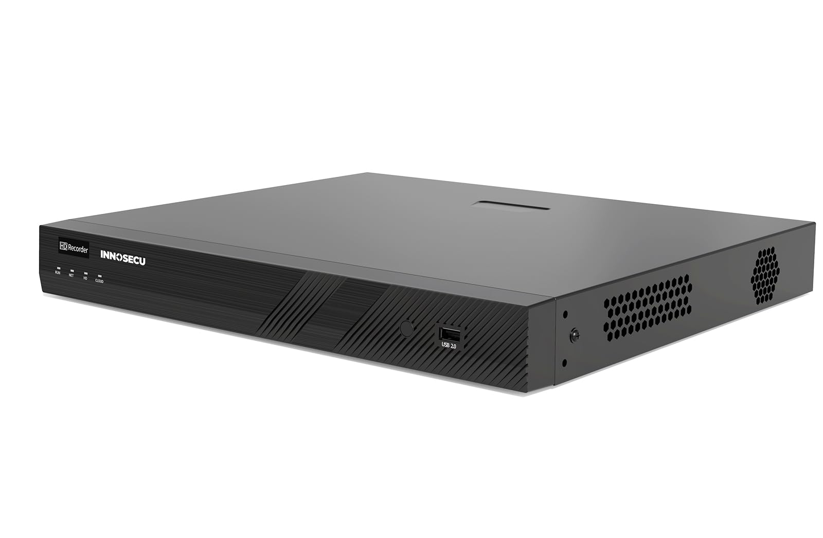 INNOSECU 12MP 16 Channel AI PoE NVR with 16-PoE, Network Video Recorder for Business Security Camera System, Smart Motion Alarm, 2 HDD Bays up to 20TB, A Camera is Included for Testing, IN216P16C