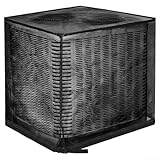 Options de taille : disponible en différentes tailles : 61 x 61 x 76 cm, 70 x 70 x 80 cm, 80 x 80 x 90 cm et 90 x 90 x 100 cm, ce qui vous permet de choisir celle qui convient à votre climatiseur central