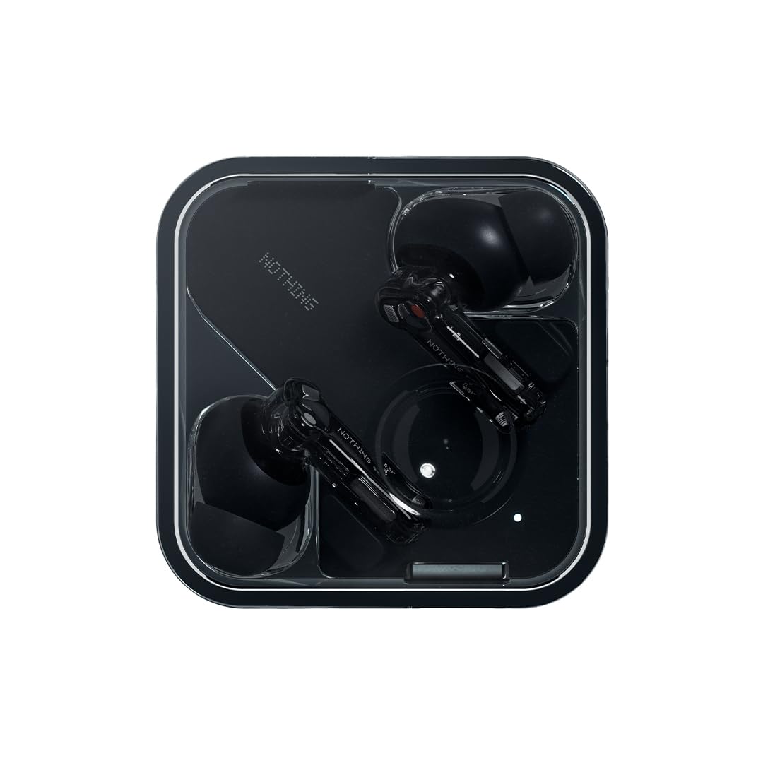 [VGP 2025 Gold Award] Nothing Wireless Earbuds NOTHING Ear, Noise-Canceling, ChatGPT Compatible, Bluetooth, Up to 40.5 Hours of Use, Lightweight, External Sound Capture, High Resolution Compatible