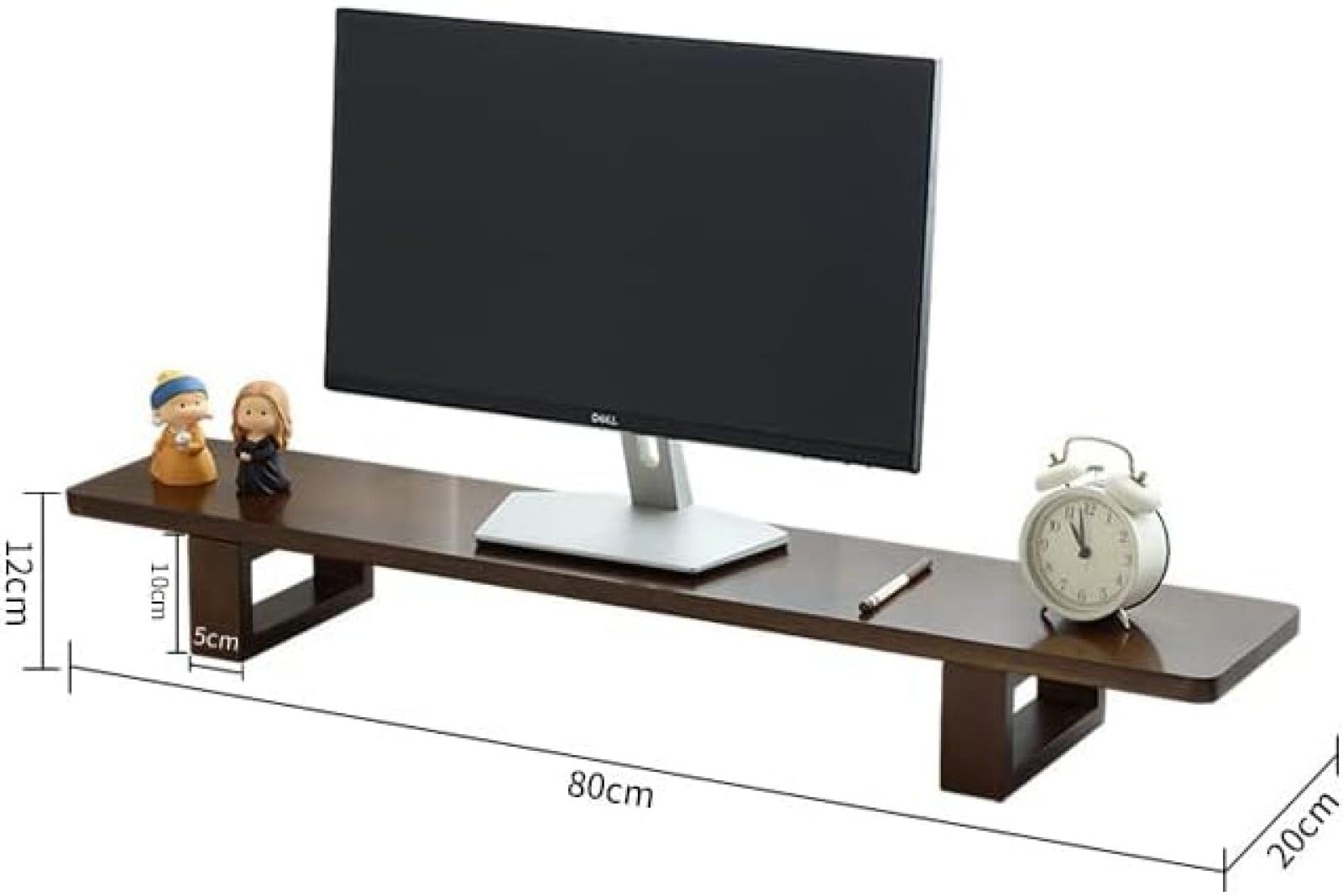 Bestier Supporto per monitor in legno per PC, supporto per scrivania