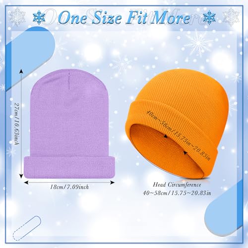 Image of Chuarry 144 Pcs / 72 Sets Kids Winter Hats and Gloves Bulk, Knit Hat Gloves Pack Unisex Winter Gift for Boys Girls Donation
