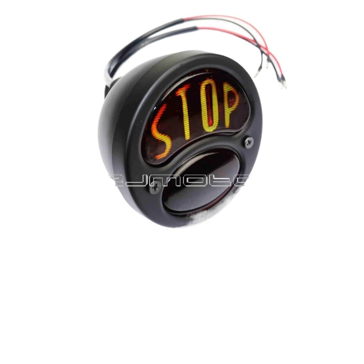 Fanale Posteriore Luci Di Coda Di Arresto Del Motociclo 12V Lampada Posteriore In Ferro Cromato Fanale Posteriore Per Chopper Bobber Per Per Softail Luce Di Arresto