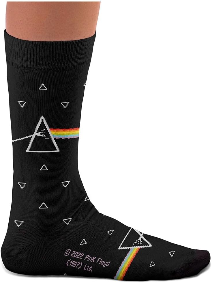 Pink Floyd Socks – Dark Side, Division Bell, Animals – Gifts for Music Lovers, Cotton Socks, 2 Sizes, 4-7 and 7½-11½