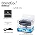 SoundBot SB518FM FM RADIO Water Resistant Bluetooth Wireless Shower Speaker Hands-Free Portable Speakerphone w/ Smart One Touch Auto-Scan, 6Hrs Music Streaming, Built-in Mic, Detachable Suction Cup