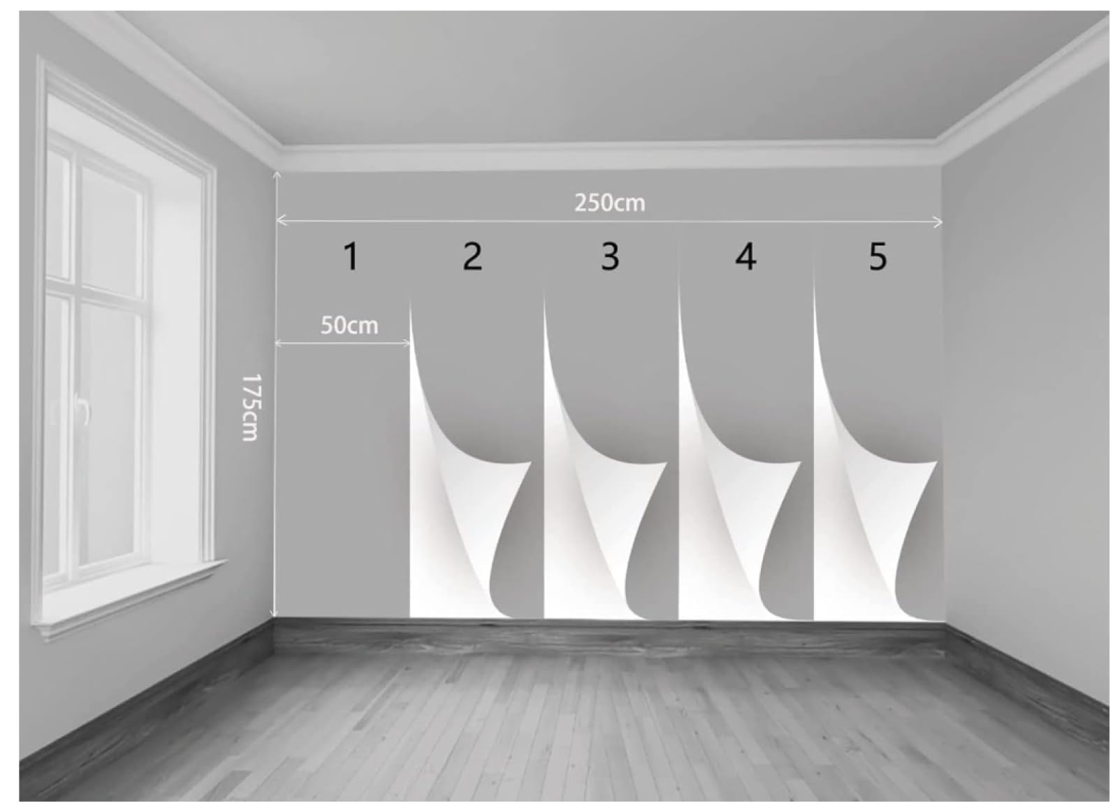 Tapety Deski Pszenicy Ściana 3D Fototapety Fototapety 3D Tapety Niestandardowy Gigantyczny Plakat Ścienny 3D Do Salonu lub Sypialni 430 cm × 300 cm (szer. x wys.)
