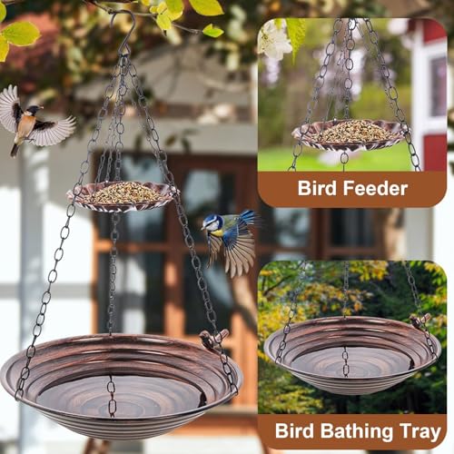 Mangeoire à oiseaux suspendue pour balcon et cour - 6