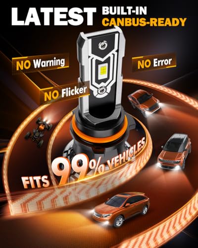 Image of Auxbeam Q5 Series PSX26W 12278 Fog Lights White Offroad Lights 10000LM | 400% brightness, quick installation, all in one design, fanless, quiet, plug and play, 6500k white