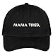 Trendy Apparel Shop Mama Tried. Embroidered Soft Brushed Cotton Low Profile Cap - Black