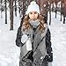 Wokkol Schalcape, Schals für Damen, Großer Schal Damen Winter, Damen Winterschal, Flauschiger Schal, Weicher Kaschmirstoff, ein Warmes Geschenk für Oma, Mutter und Freundin im Winter