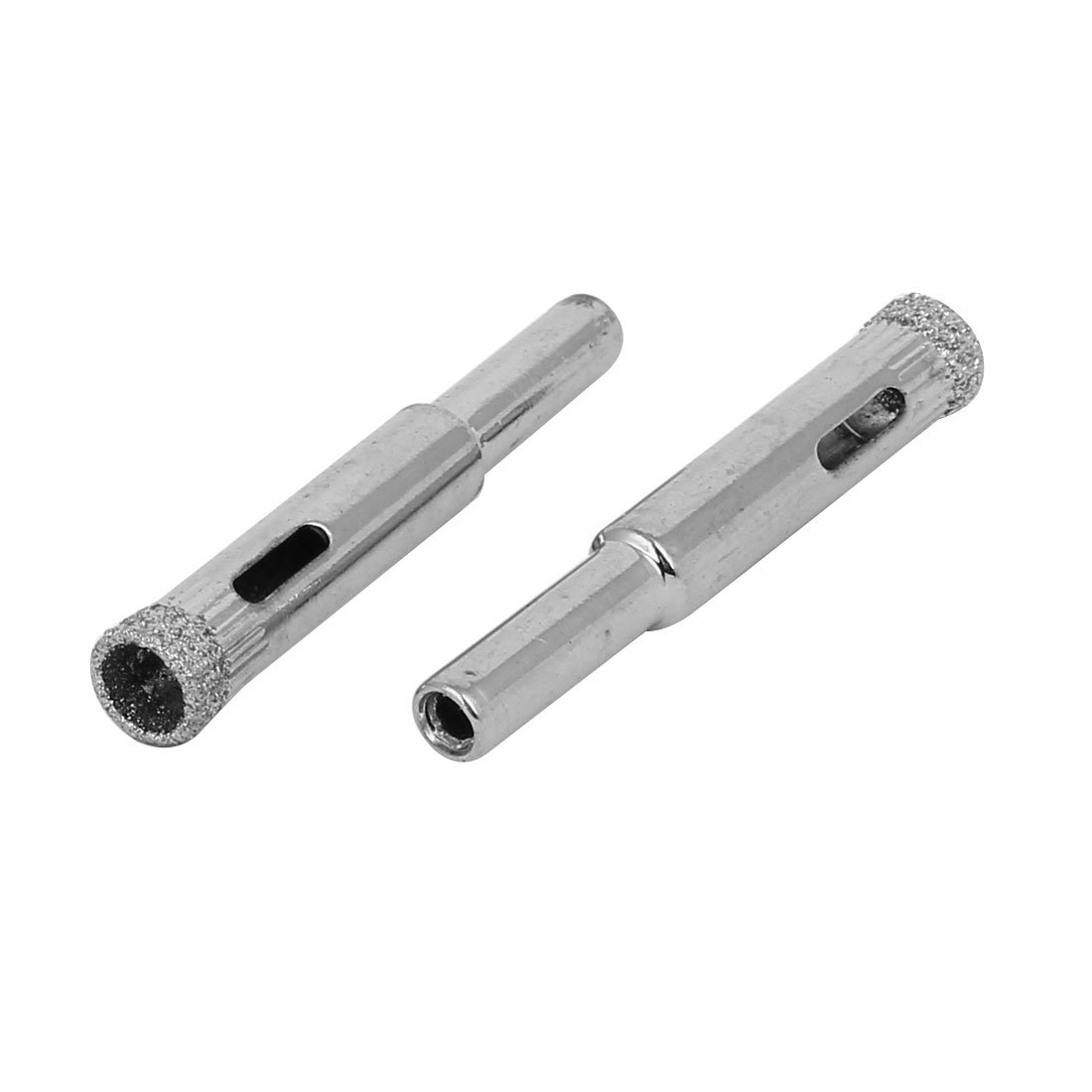 Aexit 8mm Cutting Hole Saws & Accessories Dia Diamond Coated Straight Shank Glass Drill Bit Hole Hole Saw Sets Saws 10pcs