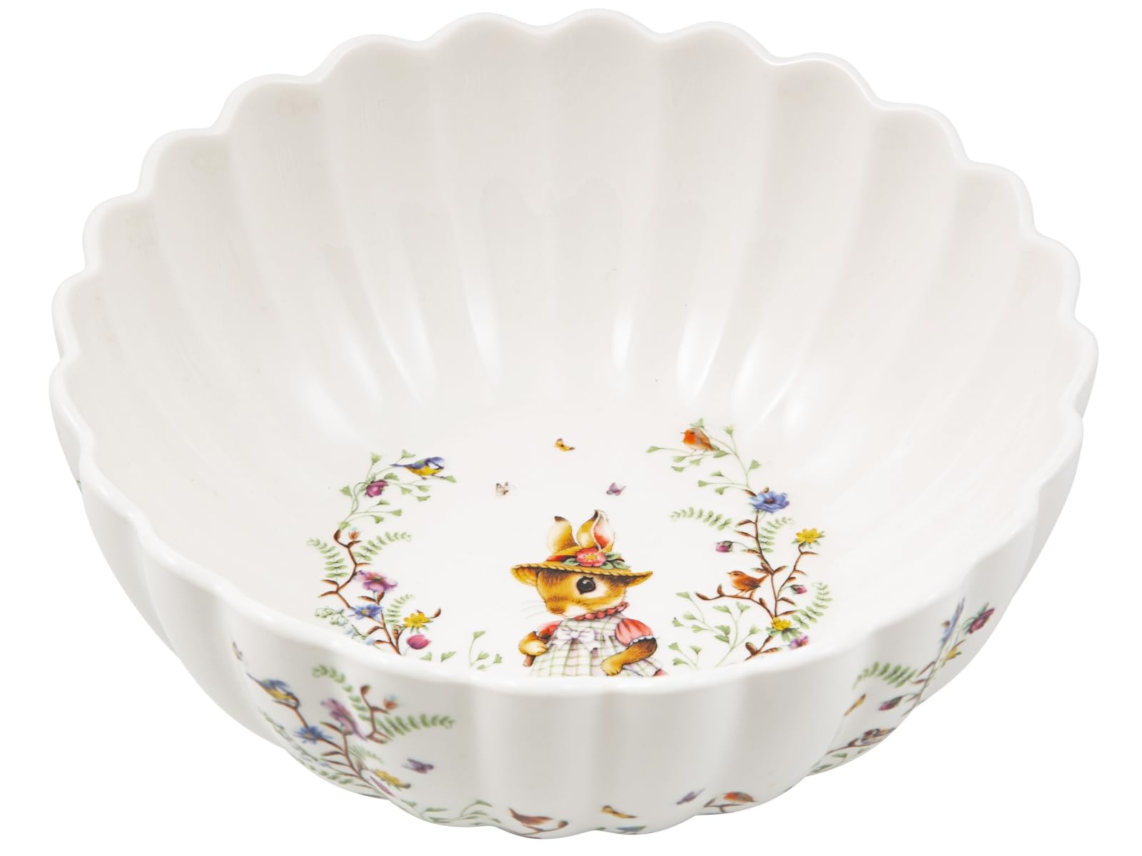 Villeroy & Boch Spring Fantasy Tazón Para Cereales Verde,Blanco, Apto Para Microondas, Cuenco De Sopa, Bol Para Cereales, Pascua Decoración, Decoración De Pascua, Premium Porcelain