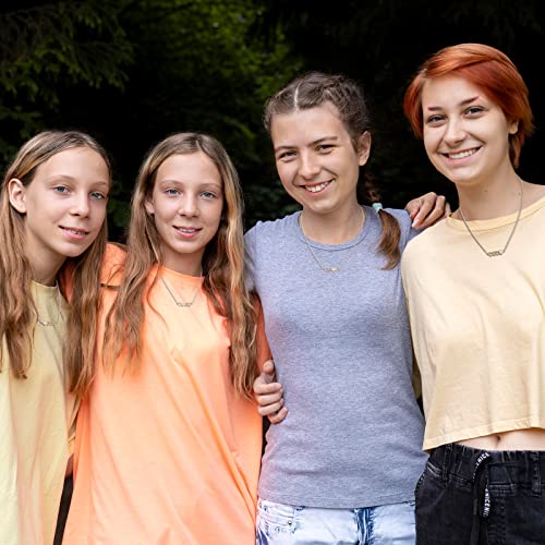 Best Friend Necklace Friendship Necklace for 2/3/4/5 Matching Heart BFF Necklaces Friendship Gifts for BFF Sisters Bestie3