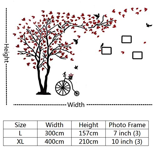 Kinbedy Acrylic 3D Tree Wall Stickers Wall Decal Easy To Install &Apply Diy Decor Sticker Home Art Decor. Tree With Silver Leave #TOP7