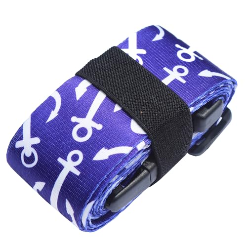 Image of Luggage Straps for Suitcases TSA Approved Easy Pack Organized Suitcase Strap, Luggage Strap, Luggage Belt Strap, Bag Straps for Luggage. Buckle Straps Travel Accessories (Anchor)