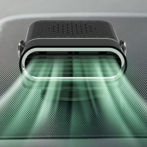 WIUSOODE Aquecedor elétrico automotivo inverno baixo ruído 360 graus painel 150 w grande angular ven