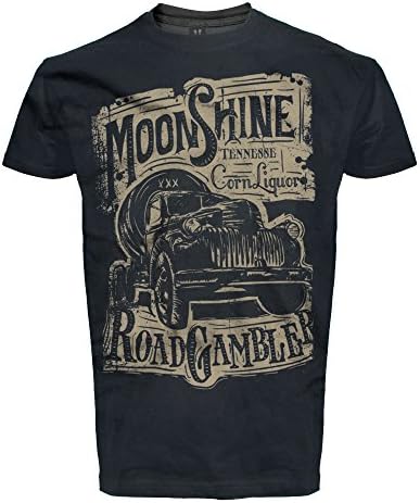 Rockabilly T-Shirt, Rock'n'Roll, Pick Up, Booze, Moonshine