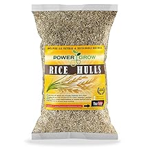 Rice Hulls 1 Gallon - All Natural Parboiled Rice Hulls by PowerGrow
