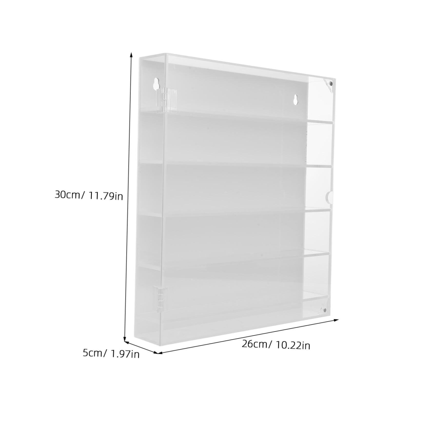 Transparente Acryl Vitrine 5-stöckig mit Fächern für Figuren