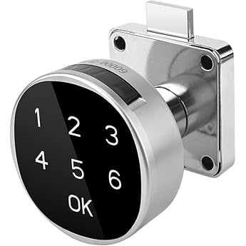 Digital Cabinet Lock with Combination Zinc Alloy Drawer Secure Smart Security Latch for Privacy Protection for Privacy Emergency Connection N1381-32