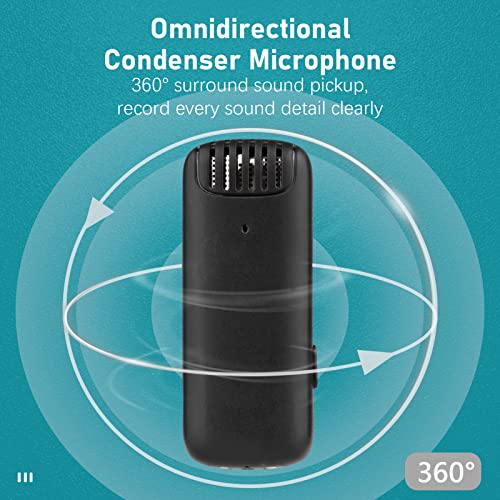 Microfone sem fio,mewmewcat Microfone sem fio,Sistema de microfone sem fio portátil de um gatilho-do