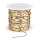 33 FT Gold Flat Snake Chains Roll, 1.5mm 18K Gold PVD Plated 304 Stainless Steel Small S Link Chains Bulk Spool for Jewelry Making DIY Craft