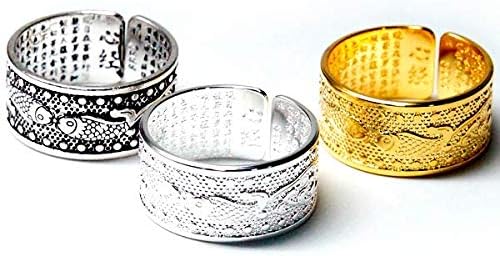 Amazon フィッシュ 魚 ドット 波 模様 お経 般若心経 メンズ レディース トゥーリング リング 指輪 ゴールド ジュエリー 通販